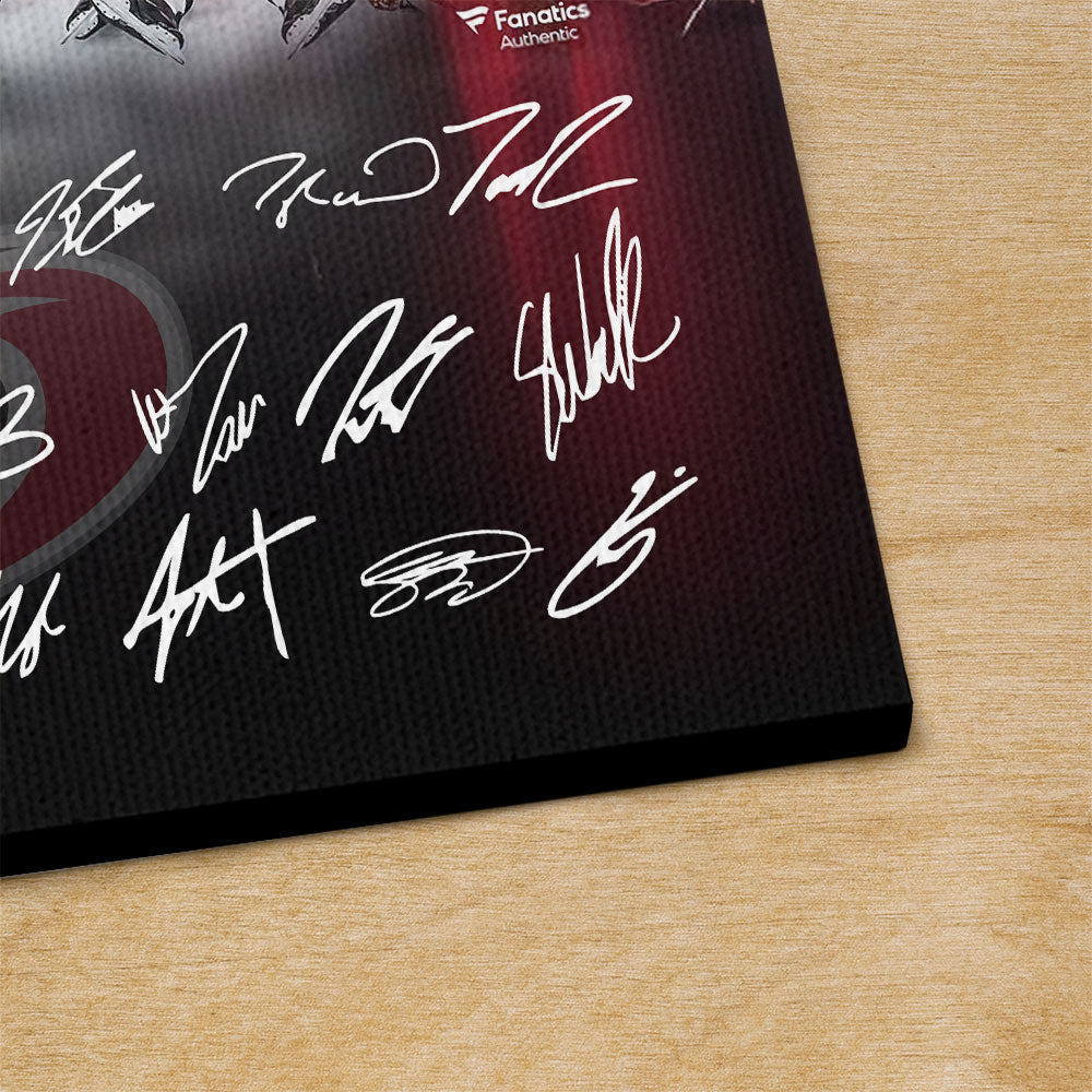 Carolina Hurricanes 2026 Stanley Cup Champions Rectangle Canvas With Inner Frame – HOATT18787