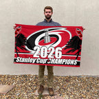 Carolina Hurricanes 3D Double-side House Flag – GNE7092