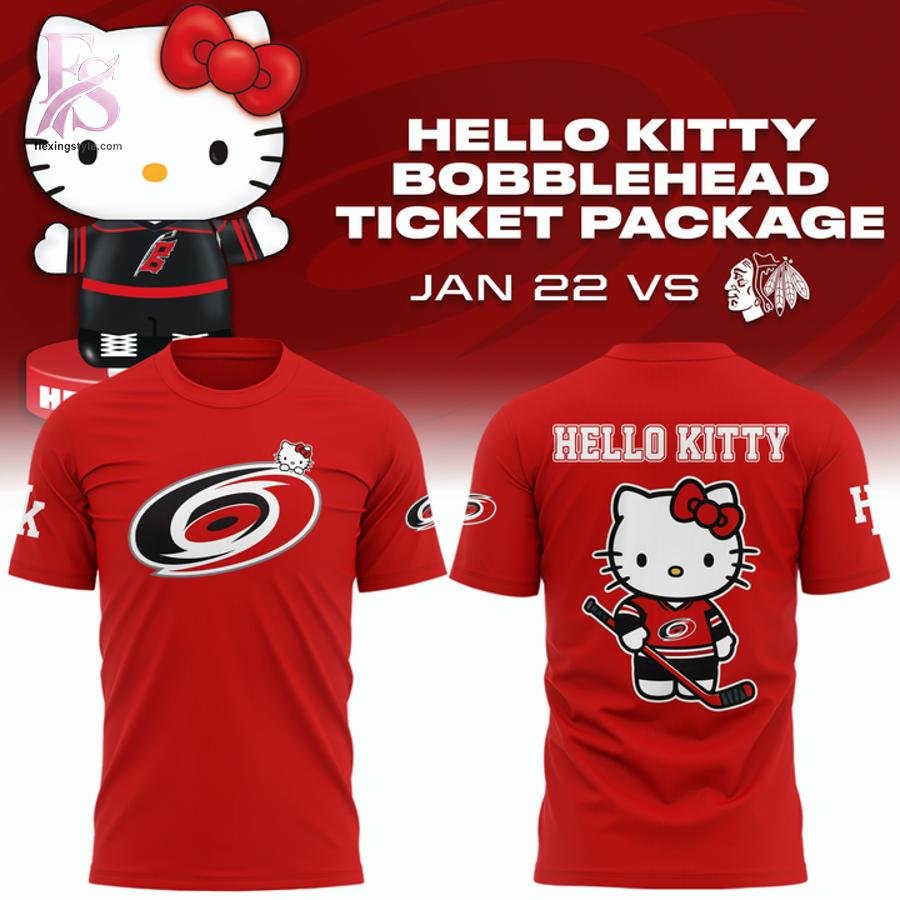 Carolina Hurricanes Hello Kitty Night 2026 Shirt
