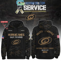 Carolina Hurricanes Salute To Service Veterans Day Hoodie Shirt