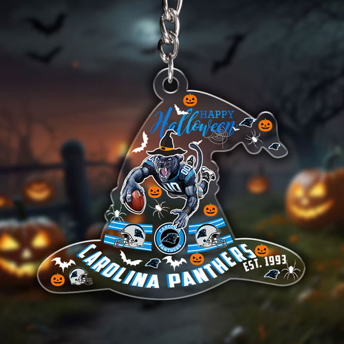 Carolina Panthers Custom Shape 1-side Printed Acrylic Keychain – HOATT12968