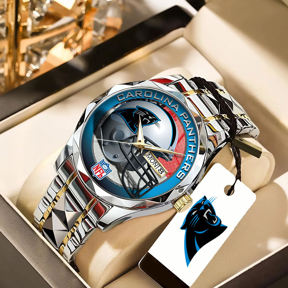 Carolina Panthers Alloy Luxury Quartz Watch – TANTN16317