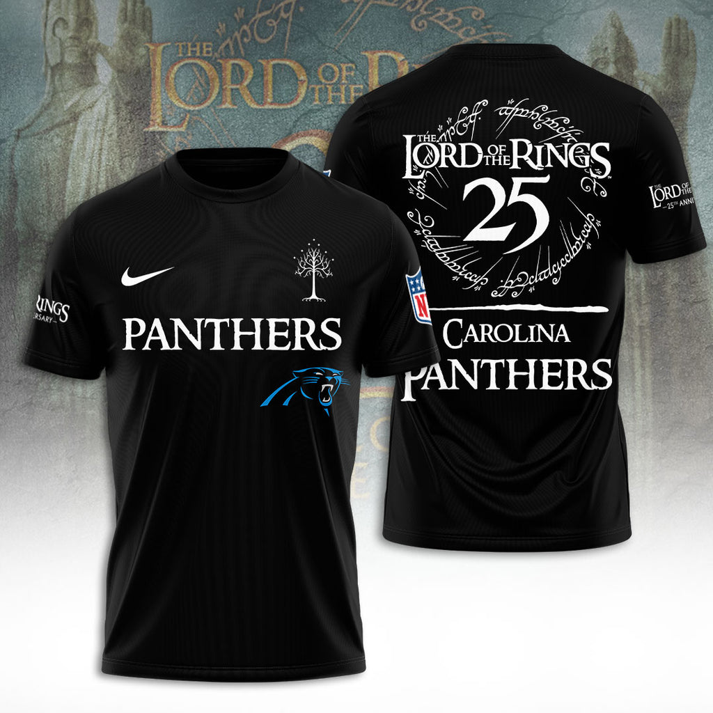 Carolina Panthers x The Lord of The Rings 25 Years 3D Apparel – TANTN19557