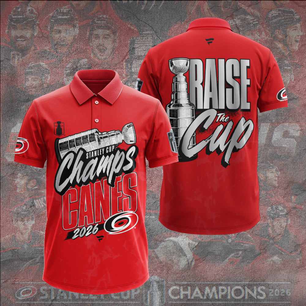 Carolina Hurricanes 2026 Stanley Cup Champions 3D Apparel – GNE7030