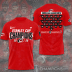 Carolina Hurricanes 2026 Stanley Cup Champions 3D Apparel – GNE7034