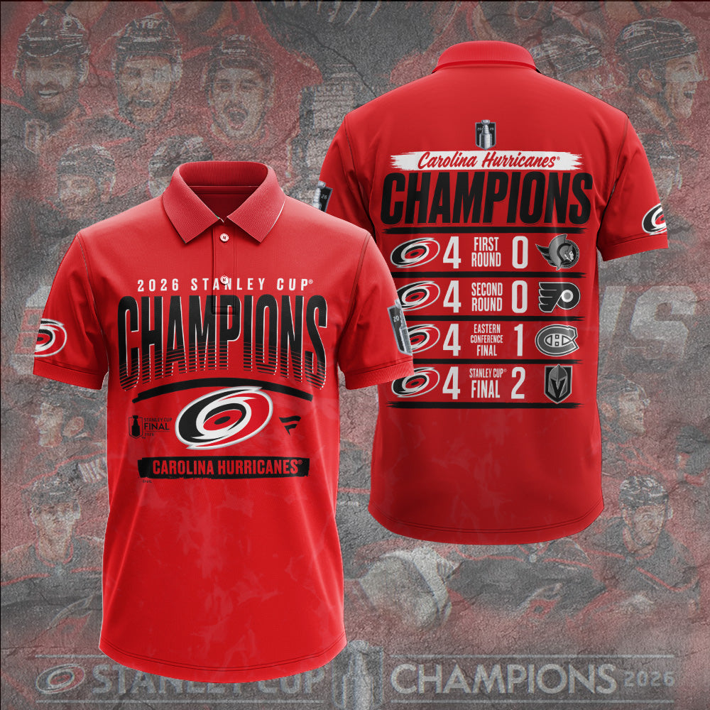 Carolina Hurricanes 2026 Stanley Cup Champions 3D Apparel – GNE7165