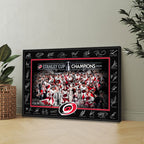 Carolina Hurricanes Stanley Cup Champions 2026 Rectangle Canvas With Inner Frame – TANTN23728
