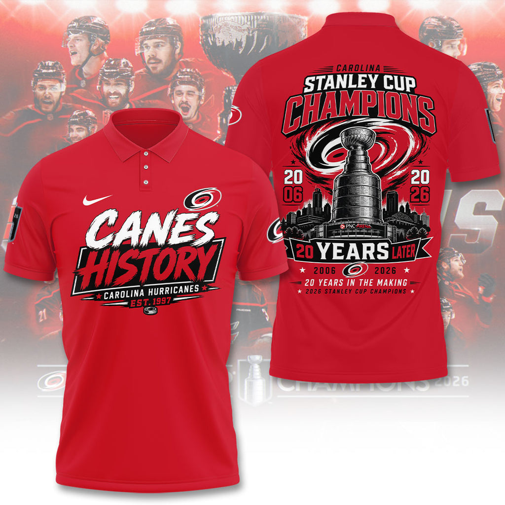 Carolina Hurricanes Stanley Cup Champions 2026 3D Apparel – TANTN23737