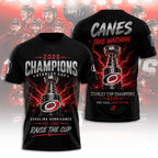 Carolina Hurricanes Stanley Cup Champions 2026 3D Apparel – TANTN23738