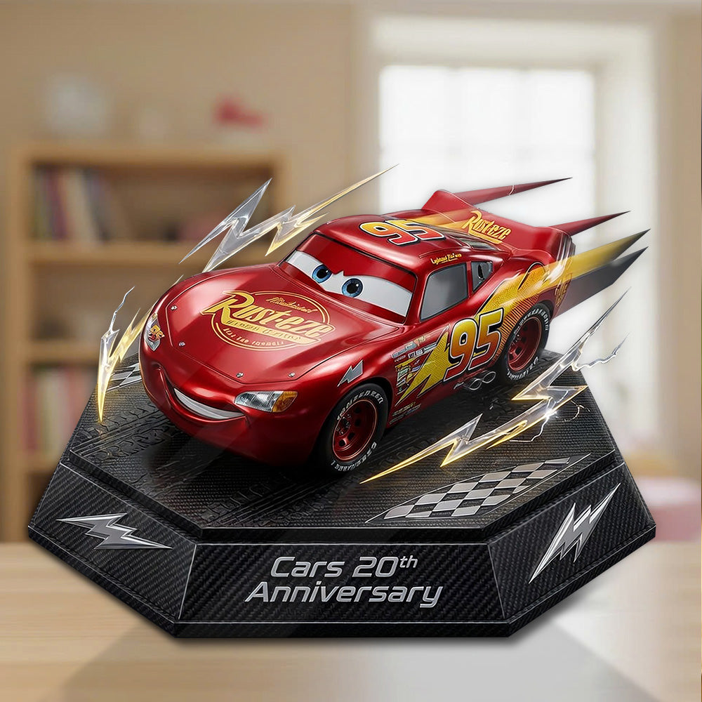 Cars 20th Anniversary Custom Shape Acrylic Plaque – GNE6672
