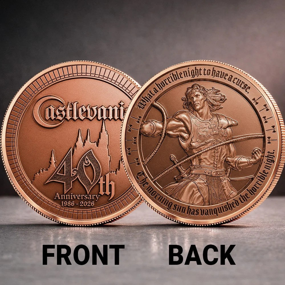 Castlevania 40th Anniversary Commemorative Coin – GNE8323