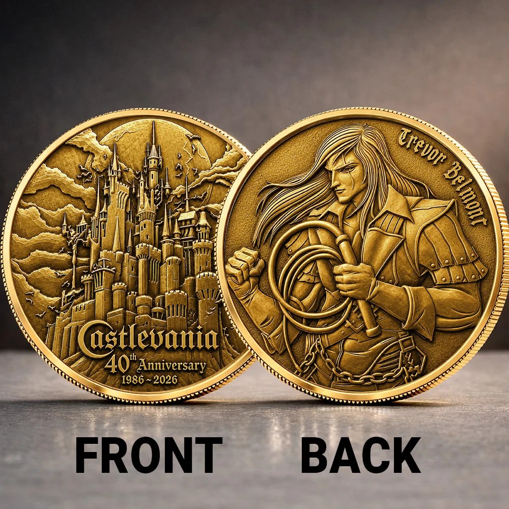 Castlevania 40th Anniversary Commemorative Coin – GNE8327