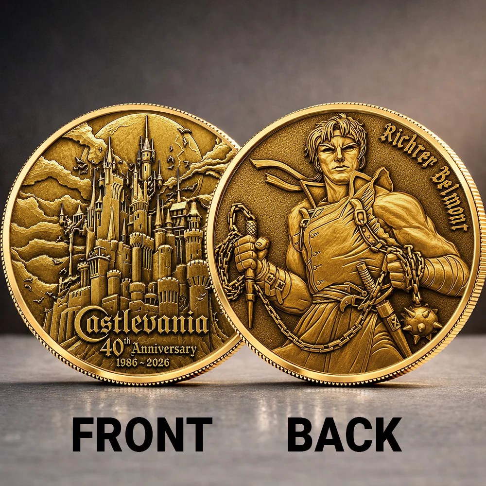 Castlevania 40th Anniversary Commemorative Coin – GNE8328