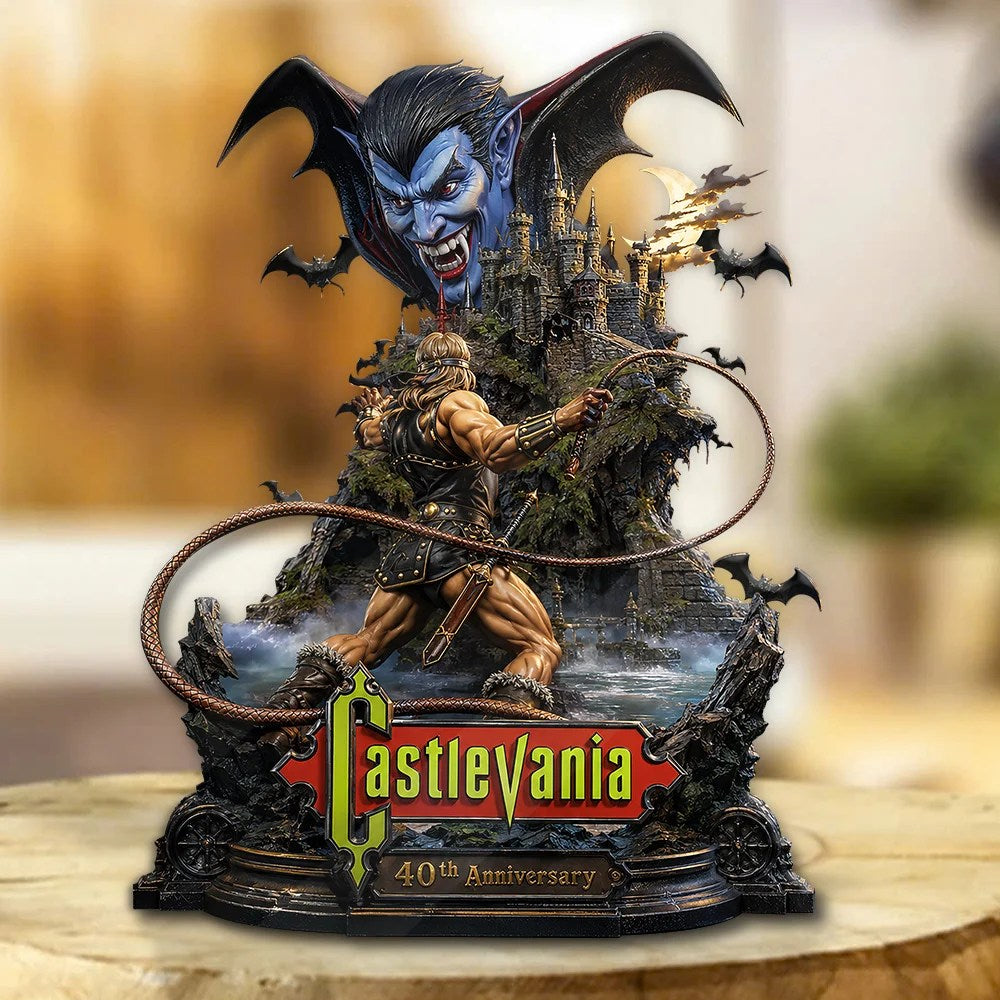 Castlevania 40th Anniversary Custom Shape Acrylic Plaque – GNE8310
