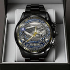 Chelsea FC 120th Anniversary Black Stainless Steel Watch – TANTN20240