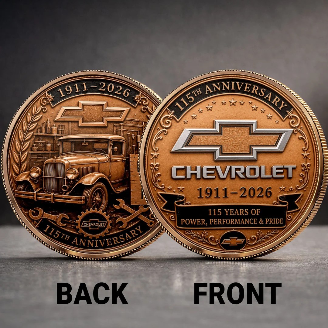 Chevrolet 115th Anniversary Commemorative Coin – TANTN24928