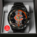 Personalized Chicago Bears Black Stainless Steel Watch – TANTN16009