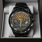 Chicago Bears Black Stainless Steel Watch – TANTN16809
