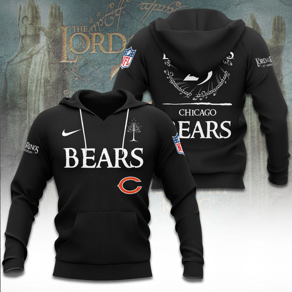 Chicago Bears x The Lord of The Rings 25 Years 3D Apparel – TANTN19558