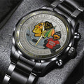 Chicago Blackhawks 100th Anniversary 2026 Black Stainless Steel Watch – TANTN16099