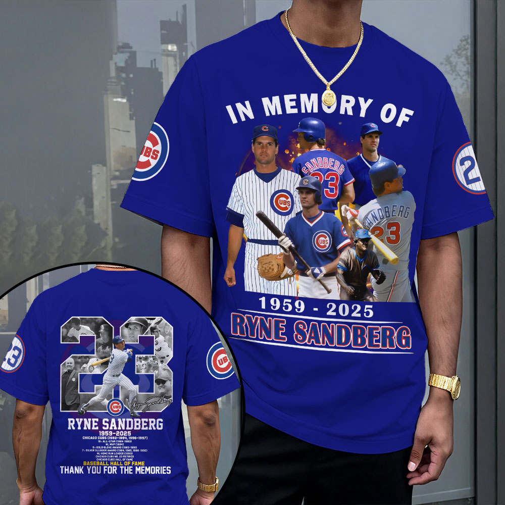 Chicago Cubs x Ryne Sandberg 3D Apparel – MAITM 12353