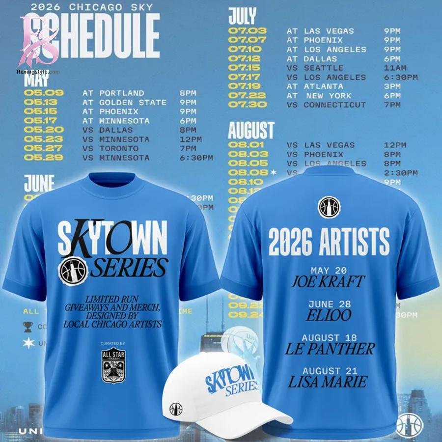 Chicago Sky Sky Town Series 2026 Shirt