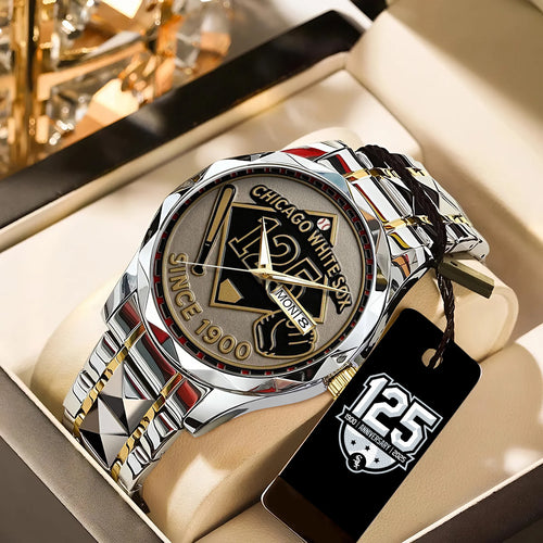 Chicago White Sox Alloy Luxury Quartz Watch – TANTN 15288