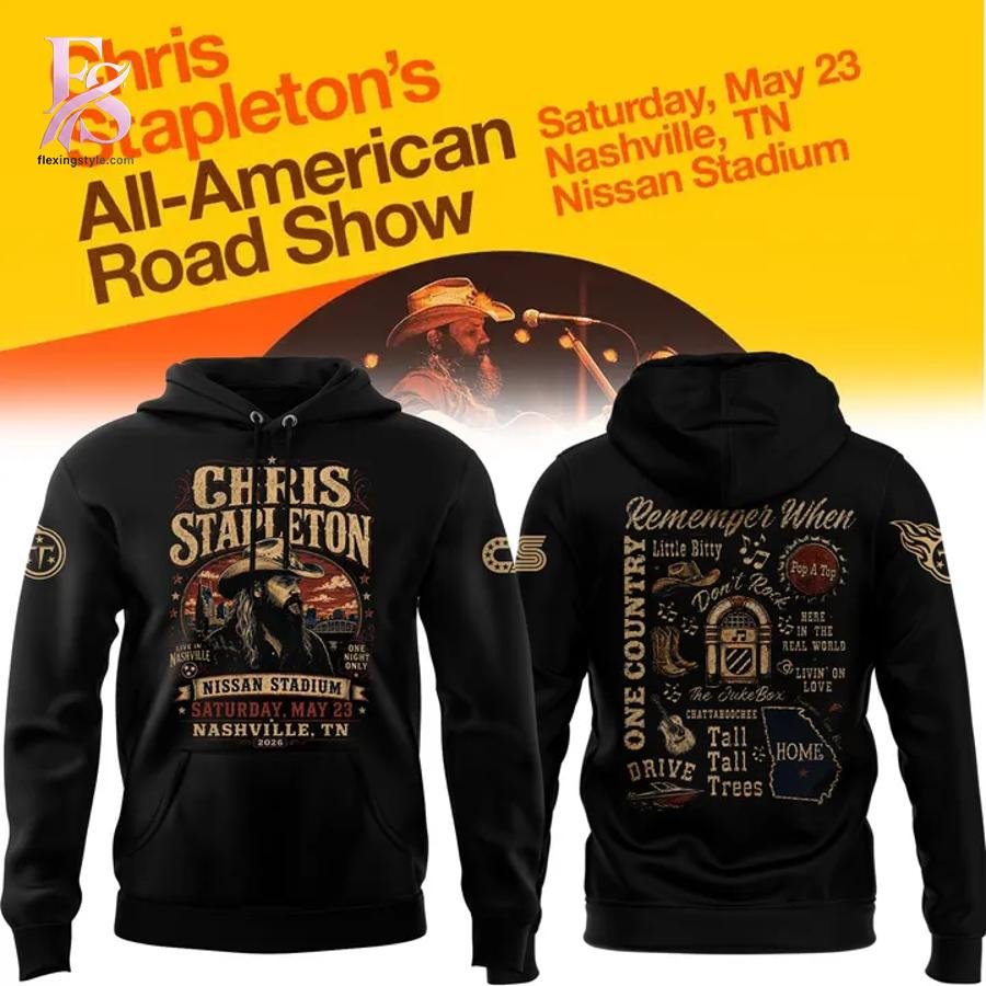 Chris Stapleton Live in Nashville 2026 Concert Shirt