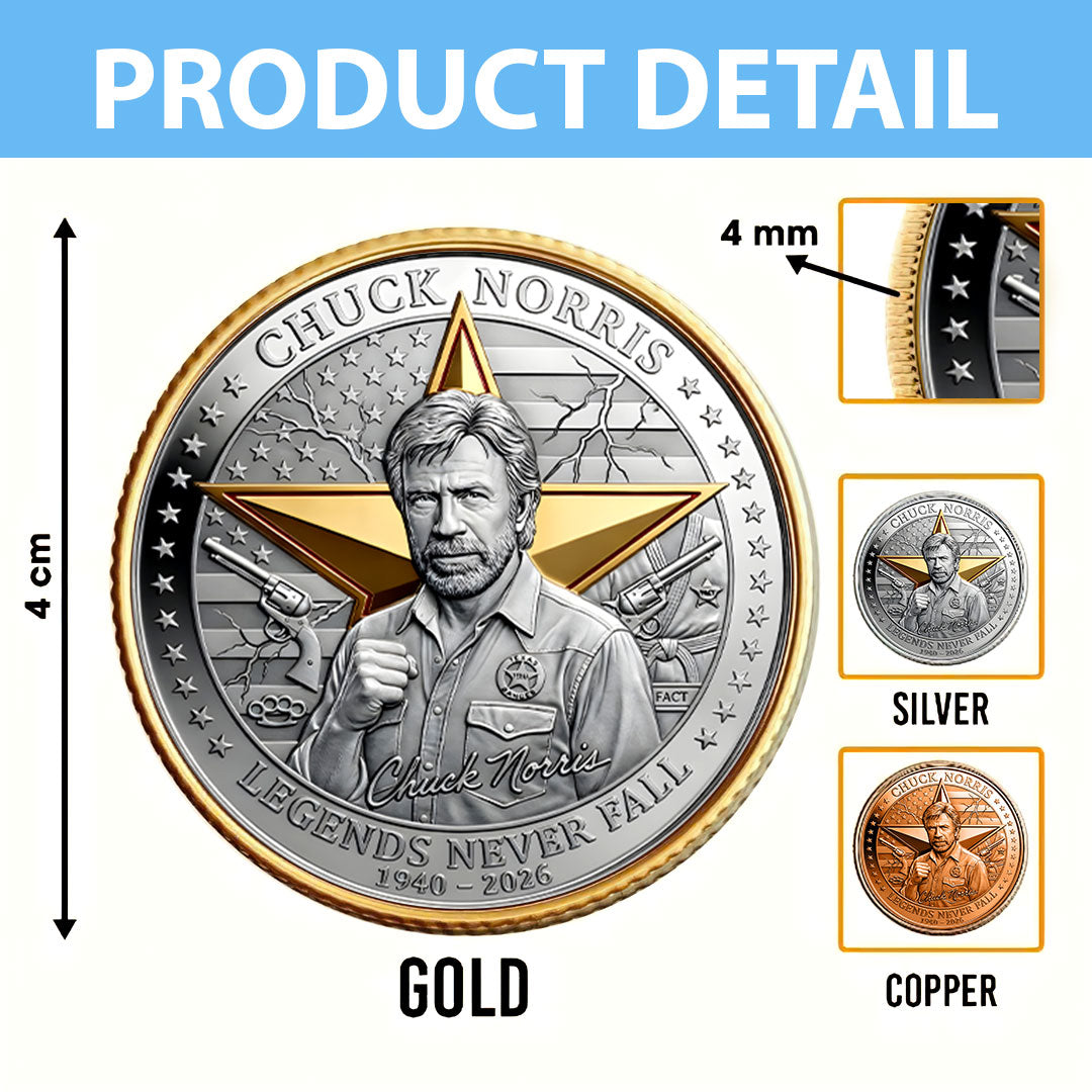 Chuck Norris Commemorative Coin – HOATT16958