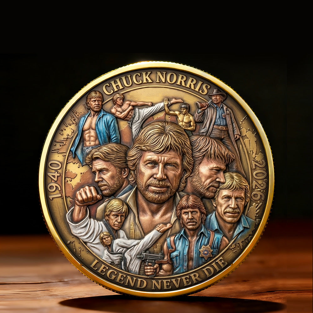Chuck Norris Commemorative Coin – TMTHU4626