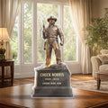 Chuck Norris Custom Shape Acrylic Plaque – HOATT16964