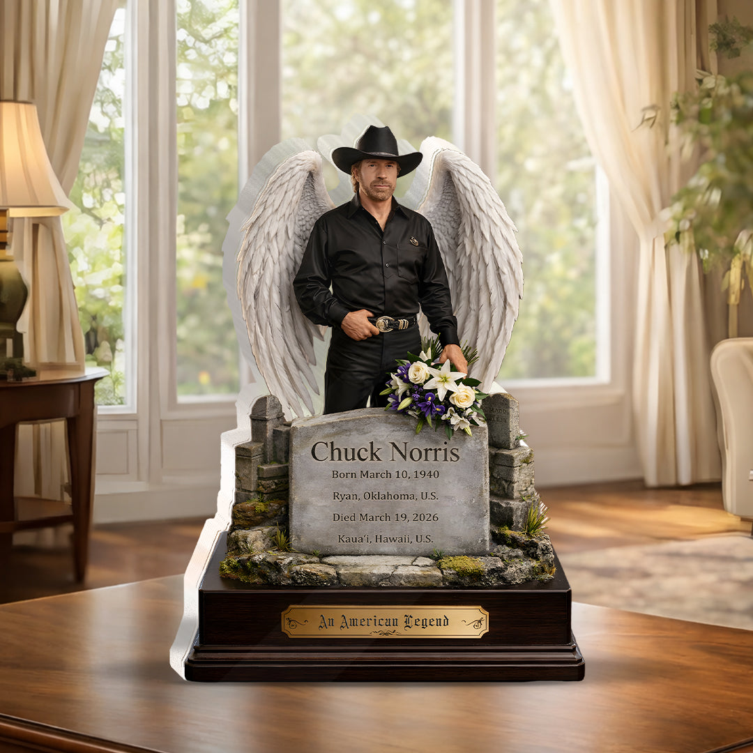 Chuck Norris Custom Shape Acrylic Plaque – HOATT17033