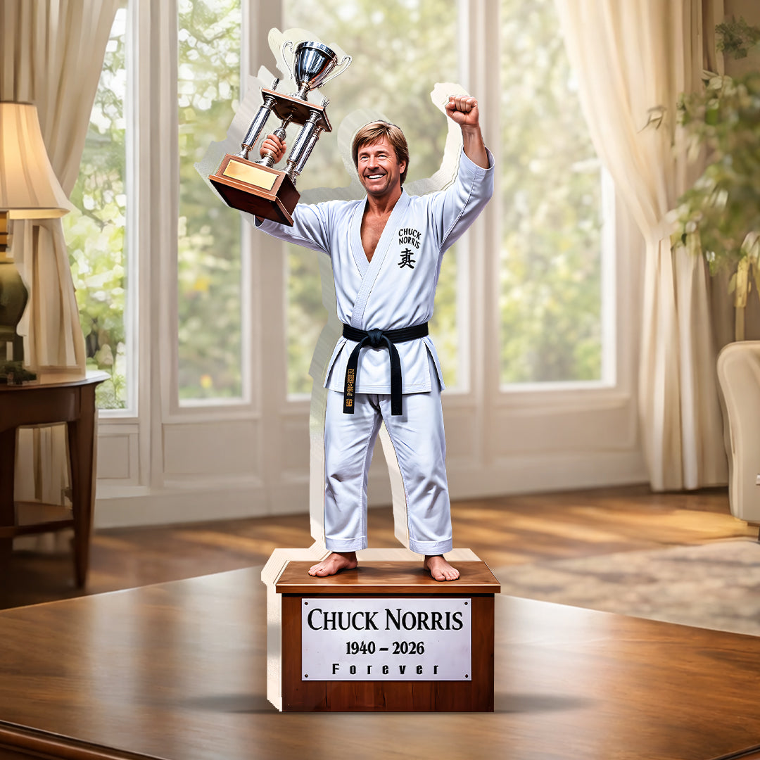 Chuck Norris Custom Shape Acrylic Plaque – HOATT17065
