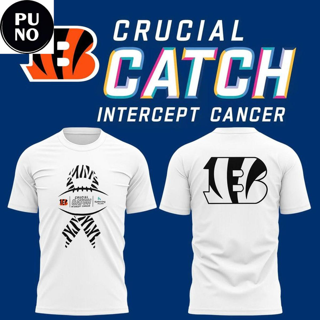 Cincinnati Bengals 2026 NFL Crucial Catch T-shirt