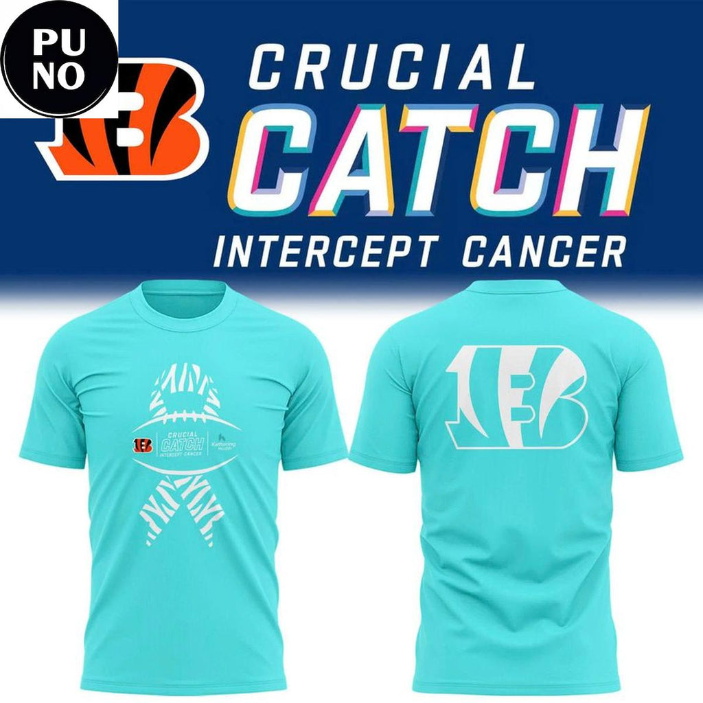 Cincinnati Bengals 2026 NFL Crucial Catch T-shirt