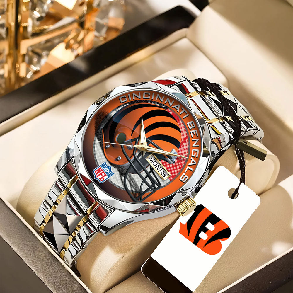 Cincinnati Bengals Alloy Luxury Quartz Watch – TANTN16319