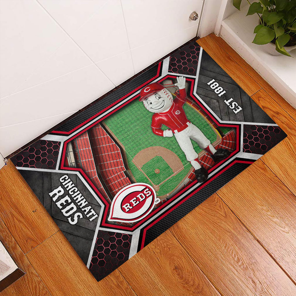 Cincinnati Reds Custom Doormat – HOATT13077