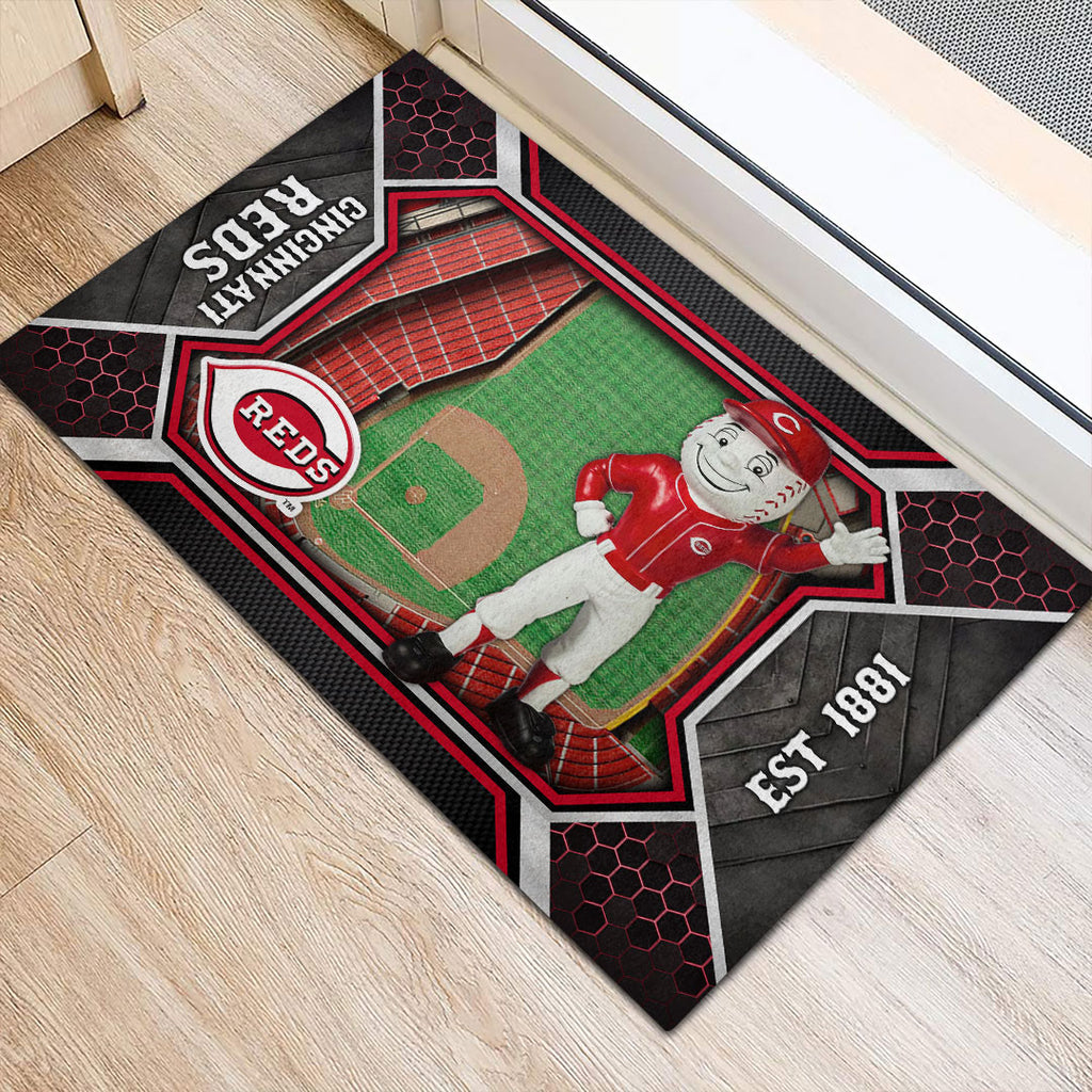 Cincinnati Reds Custom Doormat – HOATT13077