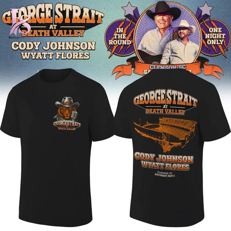 Clemson Tigers x The King of Country George Strait T-Shirt