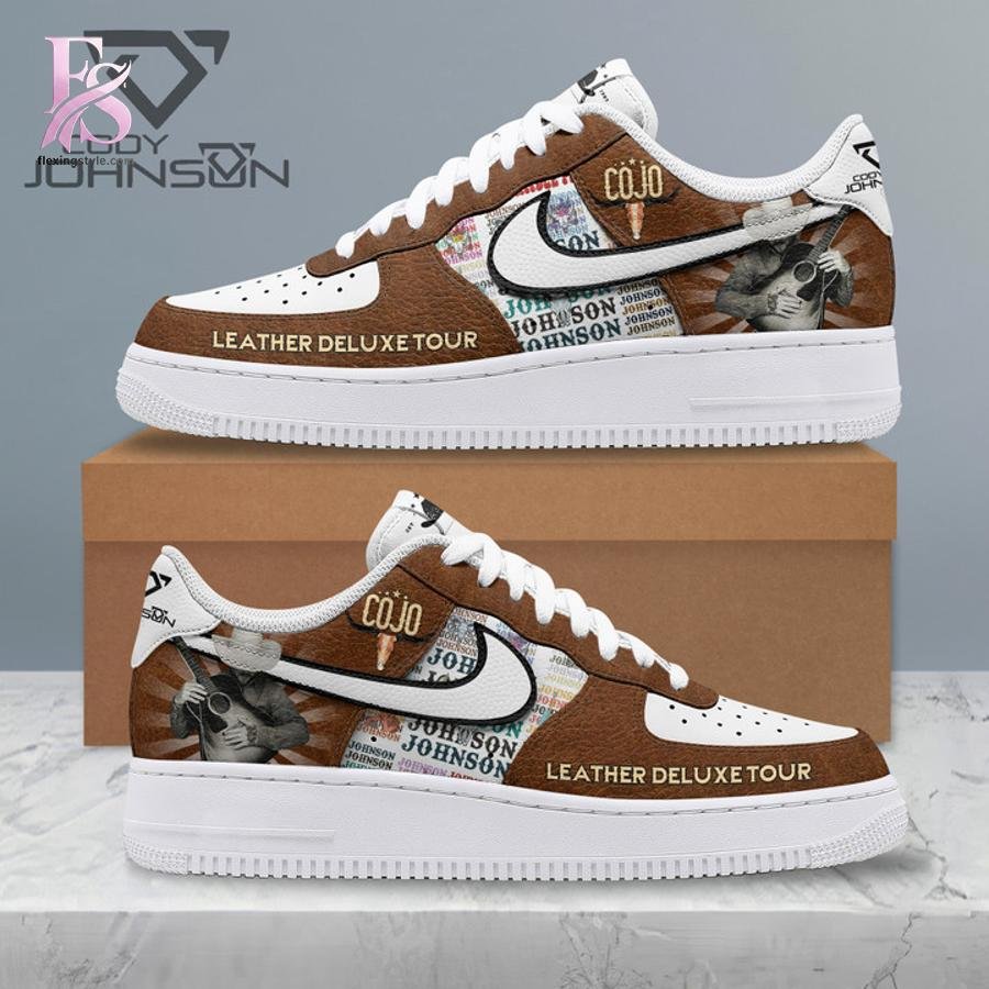 Cody Johnson Leather Deluxe Tour 2025 Nike Air Force 1