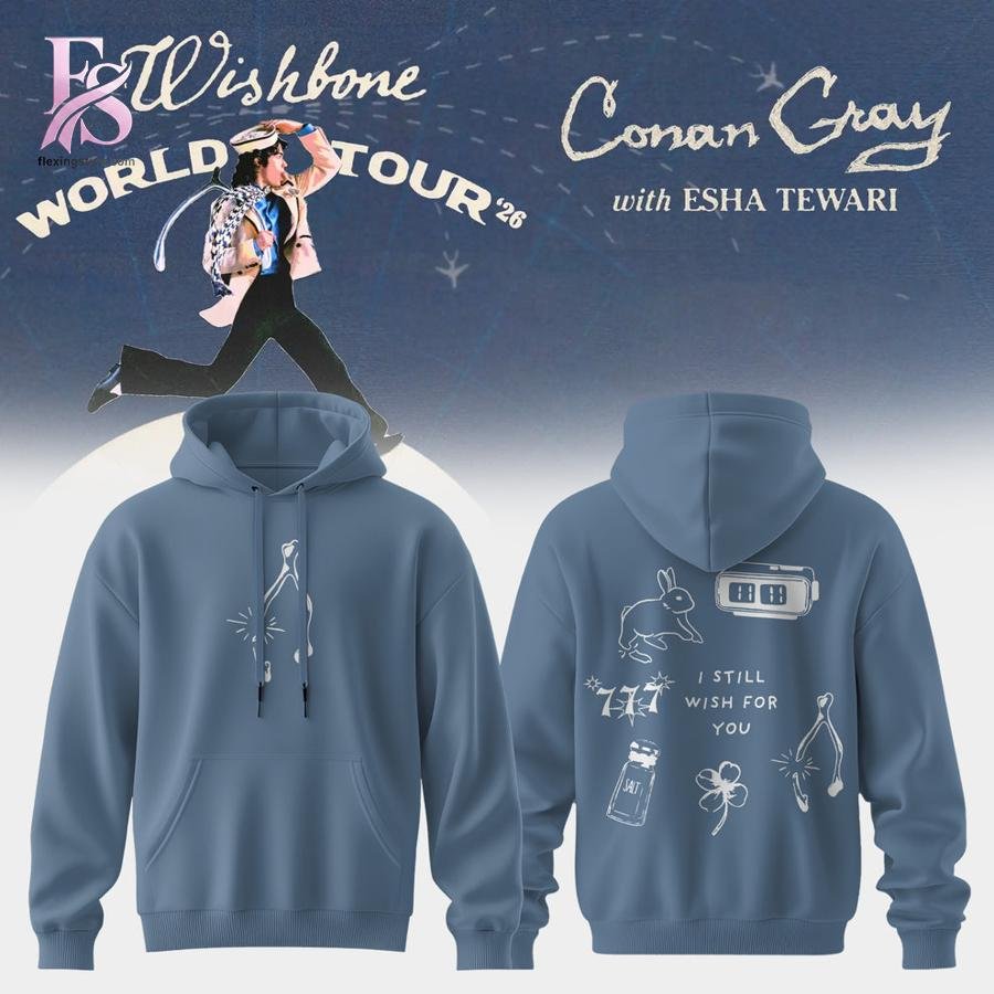 Conan Gray Wishbone World Tour 2026 Limited Hoodie