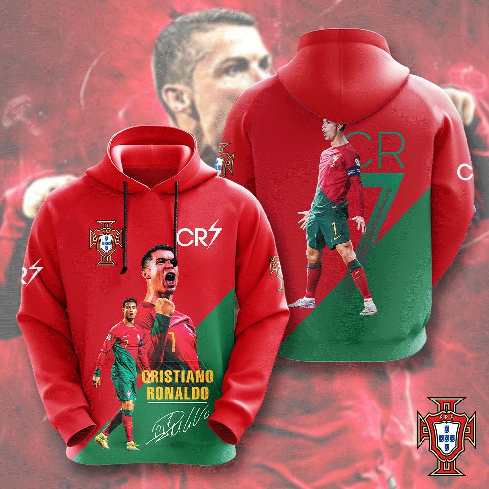 Cristiano Ronaldo x Portugal National Football Team 3D Apparel – HOATT 5499