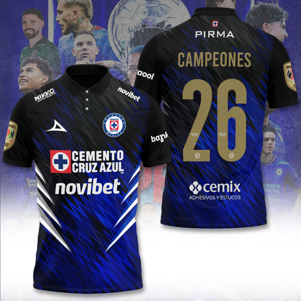 Cruz Azul Campeón del Clausura 25/26 3D Apparel – TANTN23173