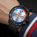 Crystal Palace FC 2026 UEFA Conference League Winners Black Stainless Steel Watch – HOATT18589