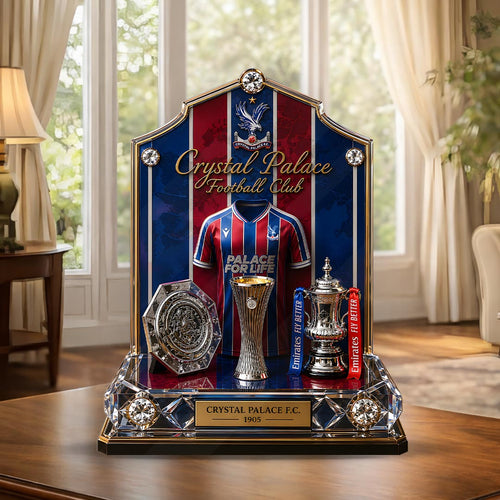 Crystal Palace FC 2026 UEFA Conference League Winners Custom Shape Acrylic Plaque – GNE6907
