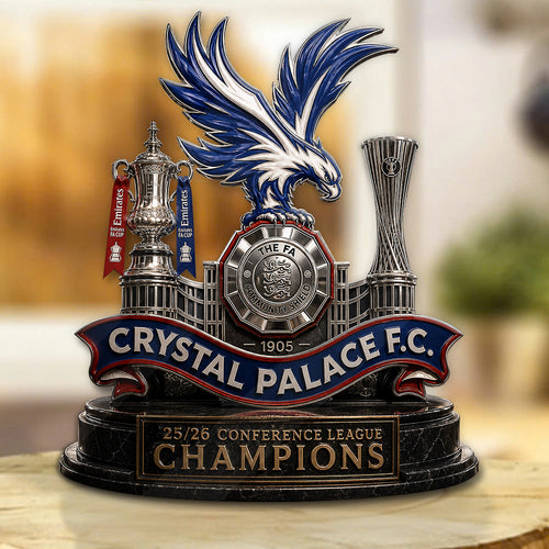 Crystal Palace FC 25/26 Conference League Champions Custom Shape Acrylic Plaque – GNE6802