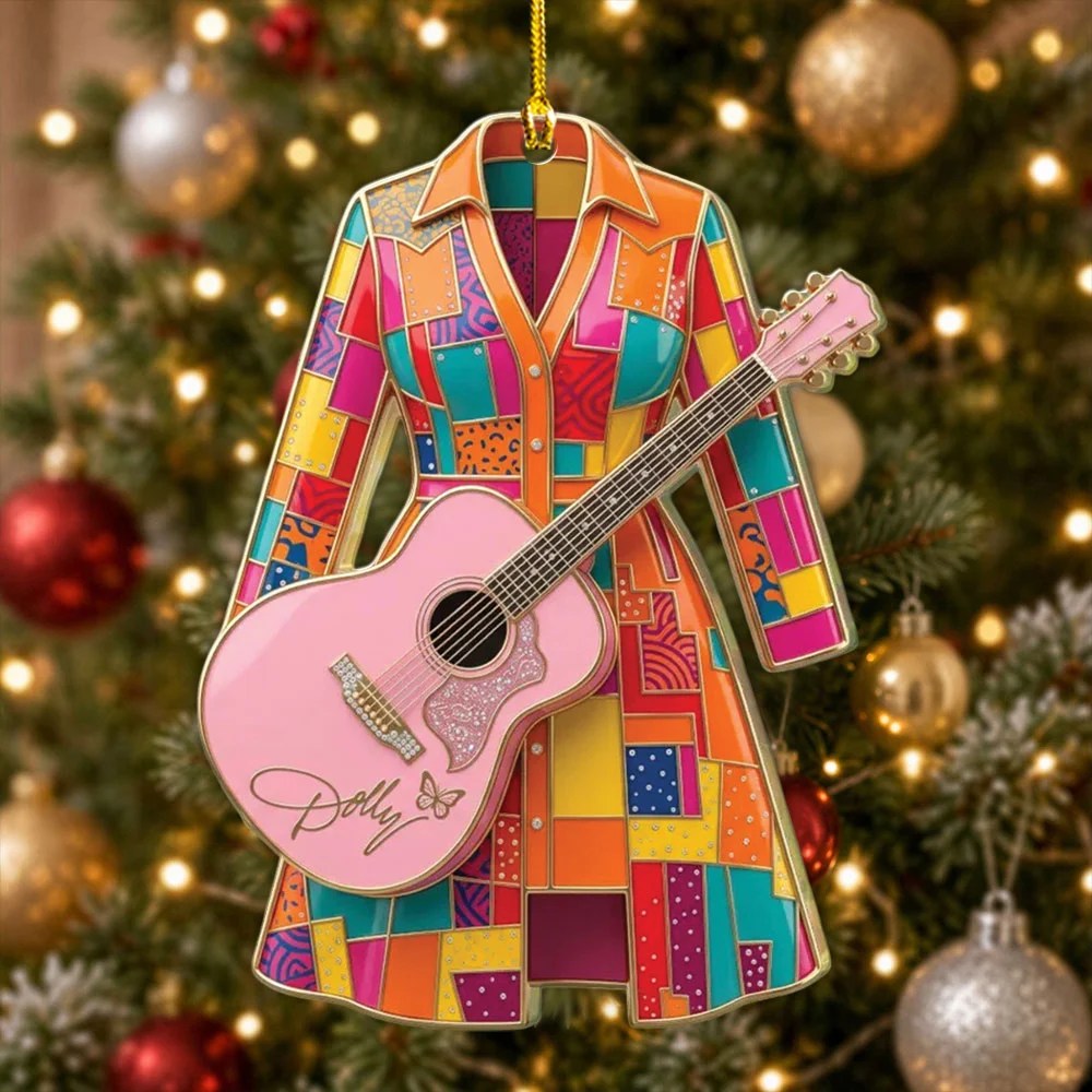 Dolly Parton Custom Shape 2-side Printed Acrylic Ornament – MAITM15297