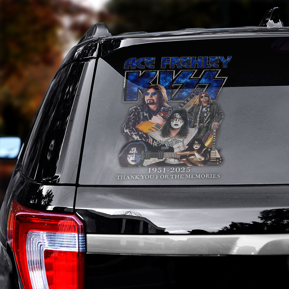 Kiss x Ace Frehley 3D Car Sticker – TMTHU1642