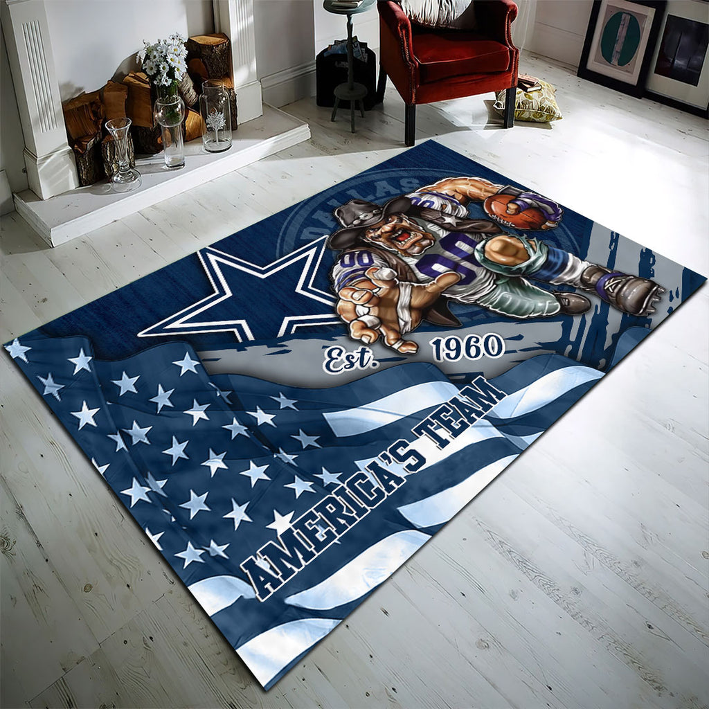 Dallas Cowboys Rectangular Rug – HOATT13158