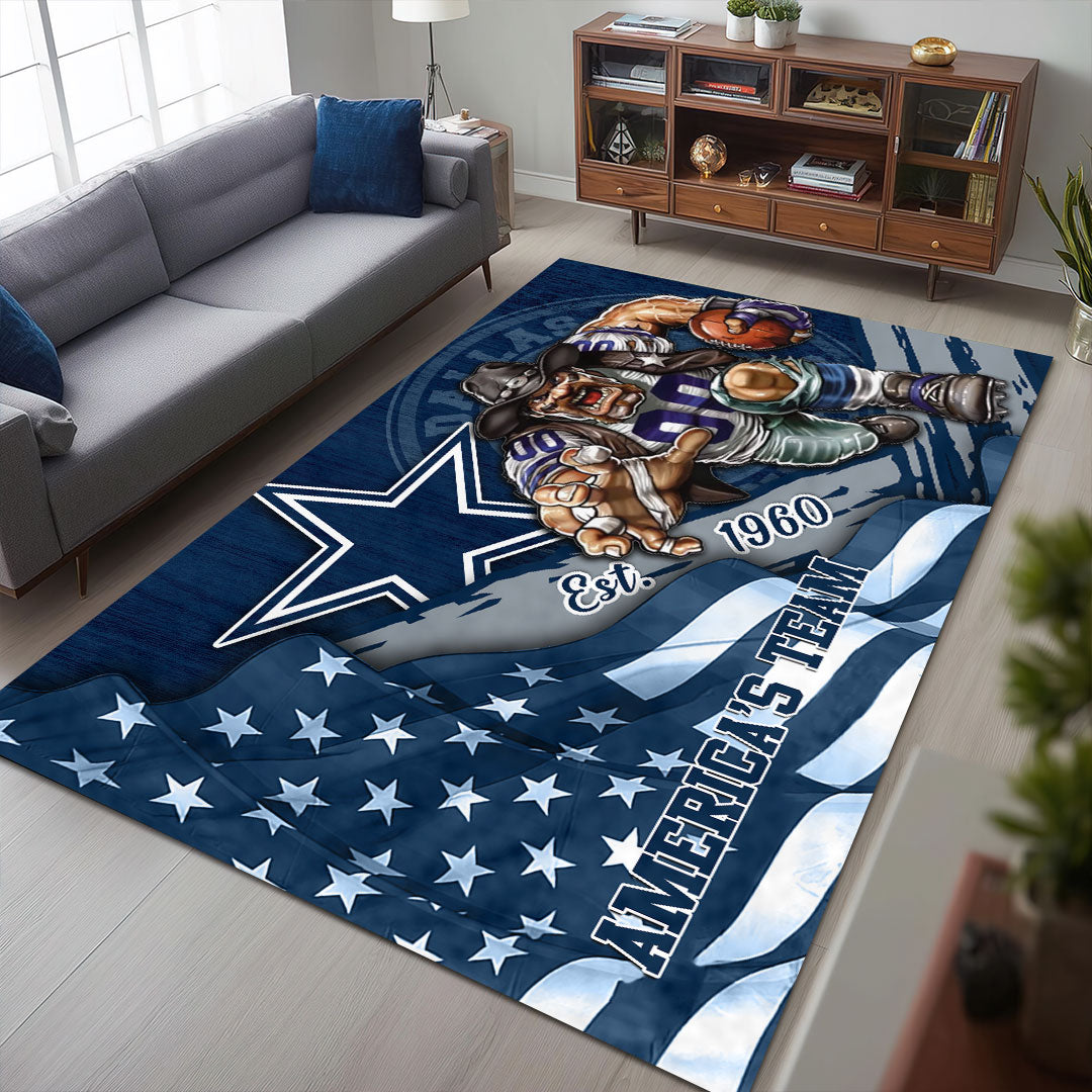Dallas Cowboys Rectangular Rug – HOATT13158